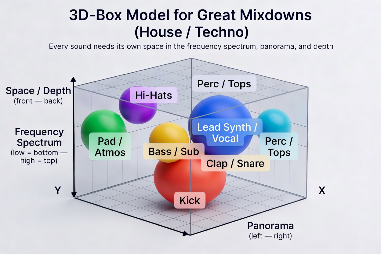 3D box model for great mixdowns