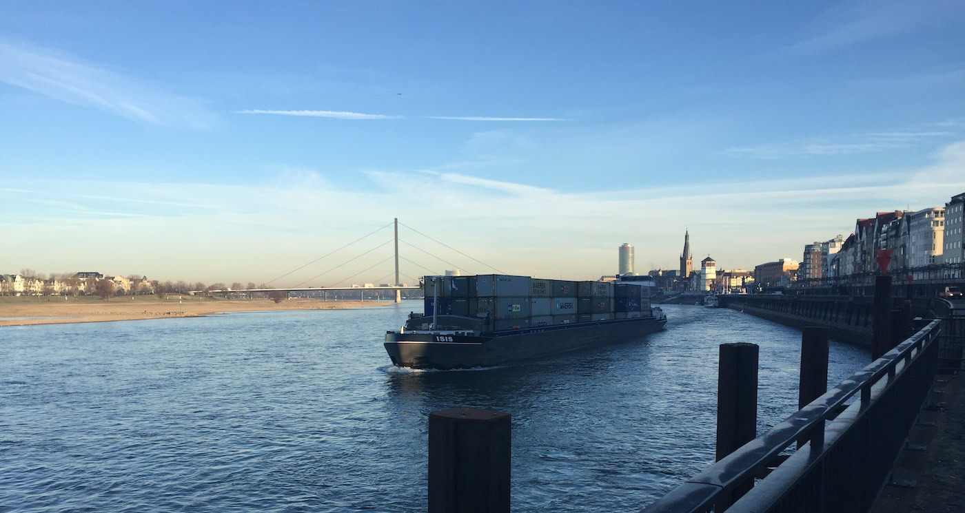 Düsseldorf rhine view