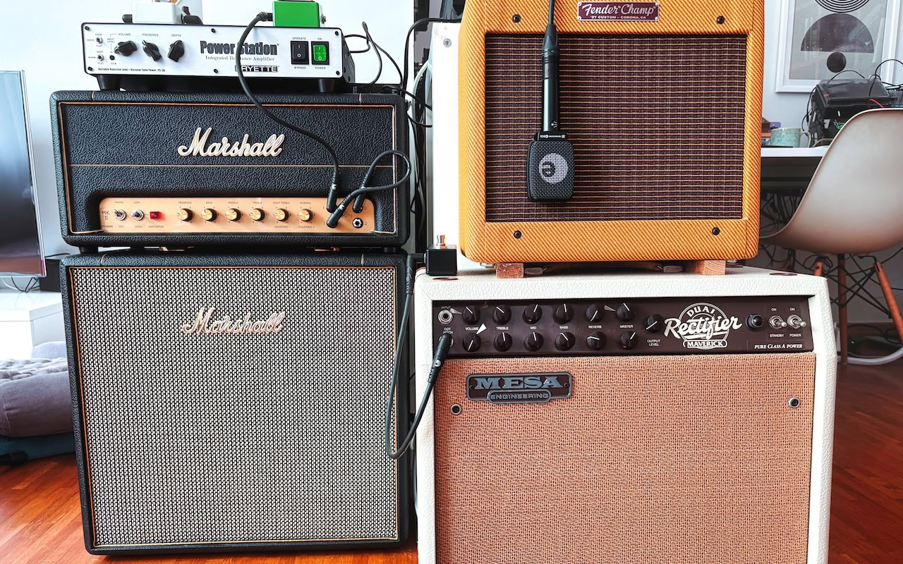 Marshall, Fender & Mesa Boogie Amps